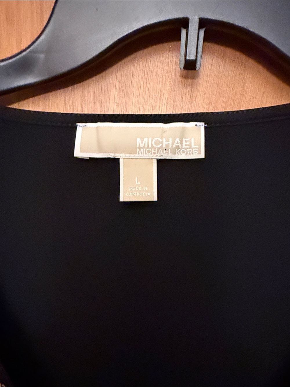 Michael Kors Black and Gold Sequin V-Neck Camisole - Picture 2 of 3
